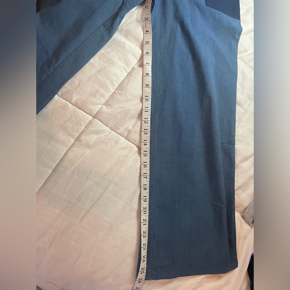 Chambray Crop Jumpsuit - Picture 9 of 12